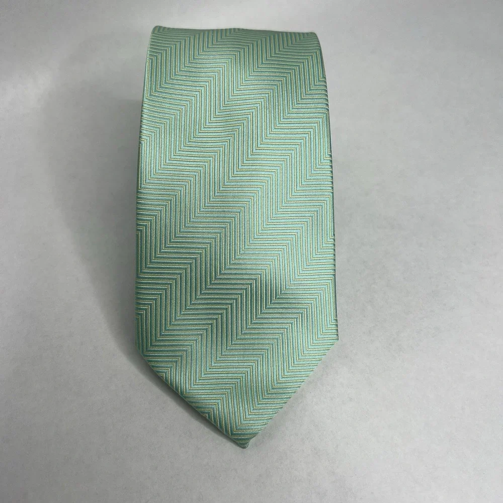 Elegance Men's Necktie Mint Aqua Classy Easter Christmas‎ Handmade Church Dressy